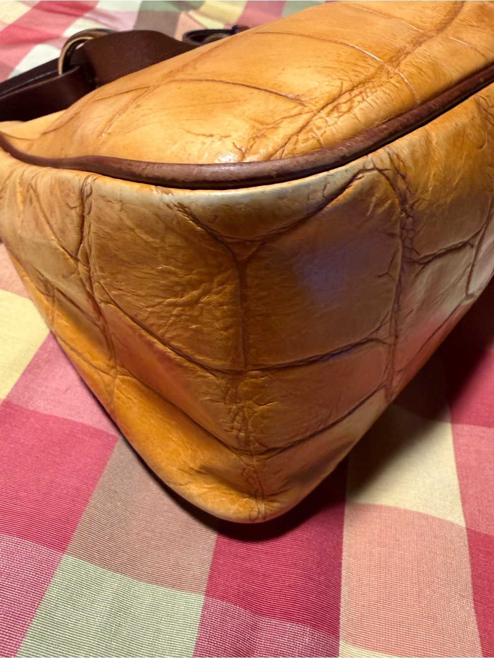 Dooney & Bourke Croc-Embossed Shoulder Bag (Has Callouts) - Picture 5 of 12